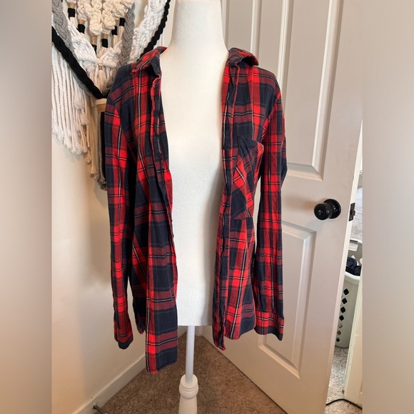 ZARA Trafaluc Flannel Button Up, Size S - Picture 3 of 4